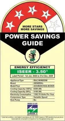 O General AXGB22CHAA-B 1.8 Ton 4 Star 2025 Inverter Window AC