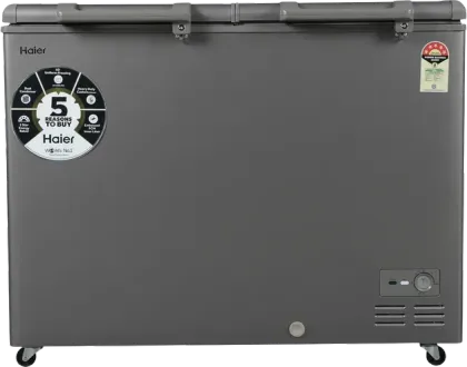 Haier HFC-345DME5 345 L 5 Star Double Door Deep Freezer
