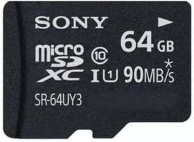 Sony SR-64UY3 64 GB SDXC UHS Class 1 90 MB/s Memory Card