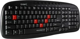 Quantum QHM7408 PS2 USB Standard Keyboard