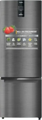 Whirlpool IFPRO BM INV CNV 340 Omega Steel 285 L 2 Star Double Door Refrigerator
