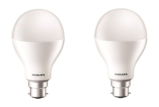 Philips 17-Watt LED Bulb (Pack of 2, Cool Day Light)