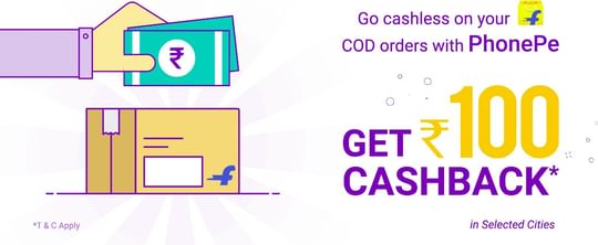 Get 50% Cashback Upto Rs. 100 With PhonePe On Flipkart COD Orders