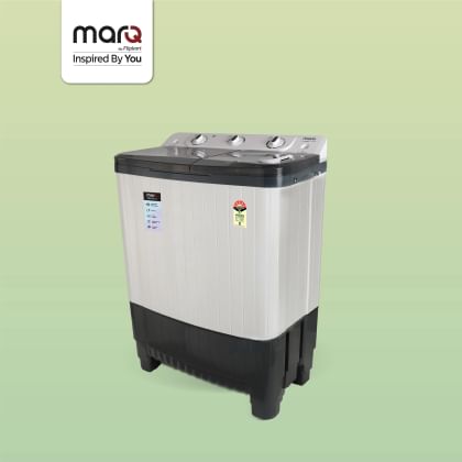 MarQ MQSA755NNNDW 7.5 kg Semi Automatic Washing Machine