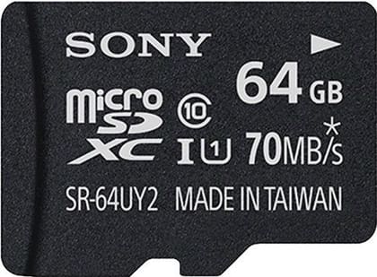 Sony MicroSDXC SR-64UY2A UHS-I 64GB Memory Card Class 10
