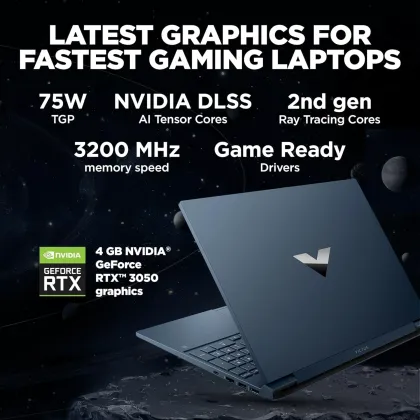 HP Victus 15-fb0180AX Gaming Laptop (AMD Ryzen 5 5600H/ 8GB/ 512GB SSD/ Win11/ 4GB Graph)
