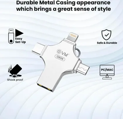 EVM Enstore 128 GB 4 in 1 OTG Flashdrive - image 6