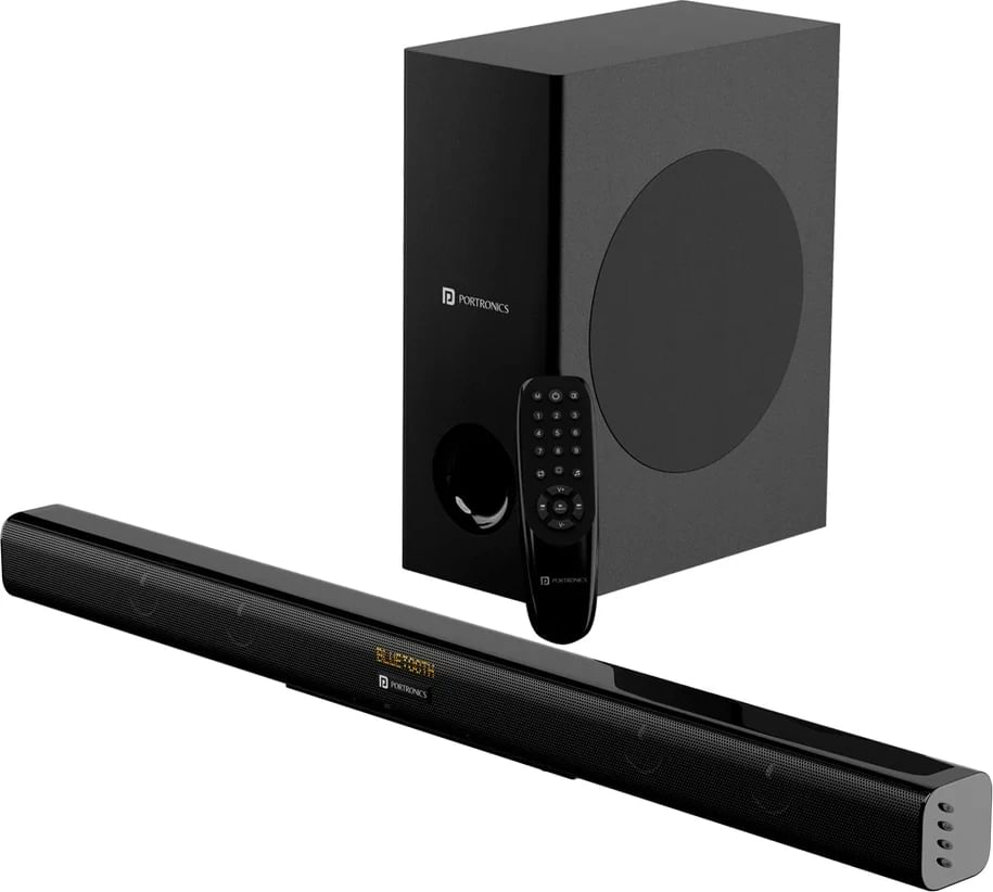 Portronics Pure Sound 104 100W Bluetooth Soundbar Price in India 2024