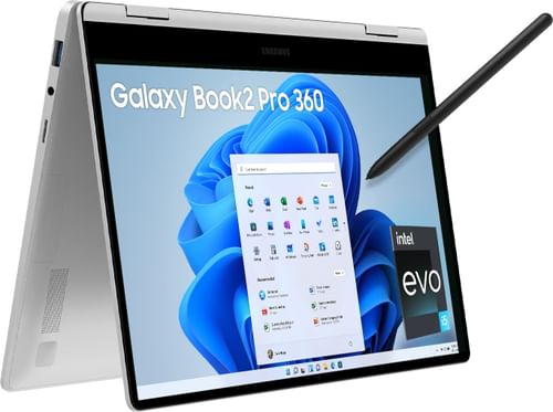 Samsung Galaxy Book 2 Pro 360 13 NP930QED-KB4IN Laptop (12th Gen Core i5/ 16GB/ 512GB SSD/ Win11 Pro)