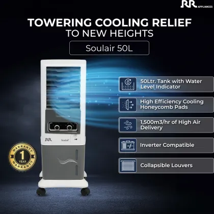 RR Soulair 50 L Tower Air Cooler