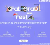 Samsung Fab Grab Fest Sale: Hottest Discount on Coolest Products + Bank Cashback