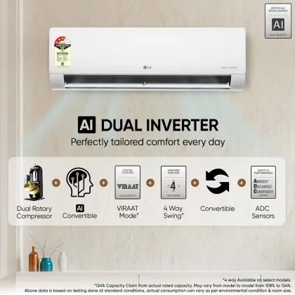 LG AS-Q24ENXE 2 Ton 3 Star 2026 Inverter Split AC