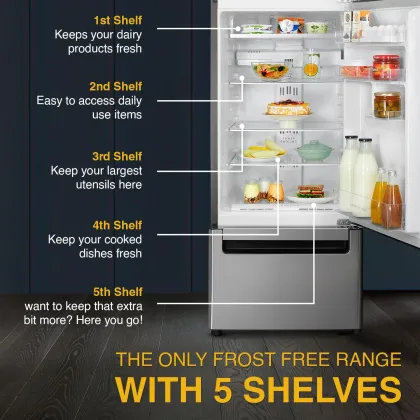 Whirlpool FP 353D PROTTON ROY 300 L Triple Door Refrigerator
