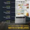 Whirlpool FP 353D PROTTON ROY 300 L Triple Door Refrigerator