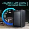 BLACK+DECKER BDB26HB 2.4 Cu Ft Single Glass Door Mini Refrigerator