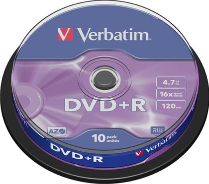 Verbatim DVD-R 10 Pack Spindle (Pack of 10)