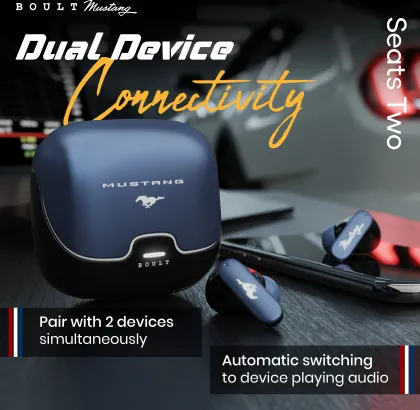 Boult x Mustang Derby True Wireless Earbuds