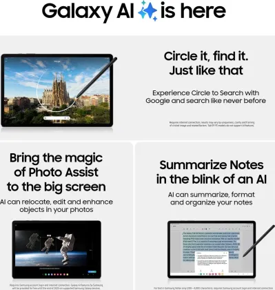 Samsung Galaxy Tab S9 (12GB RAM + 256GB+ Wi-Fi Only)