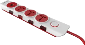 Goldmedal Curve 205107 10 Amp 3 Sockets Surge Protector