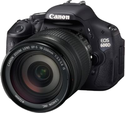 Canon EOS 600D SLR (Kit III EF-S 18-200mm Lens)