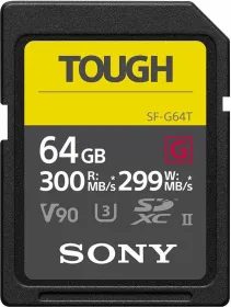 Sony Tough SF-G64T 64 GB SDXC Class 10 Memory Card