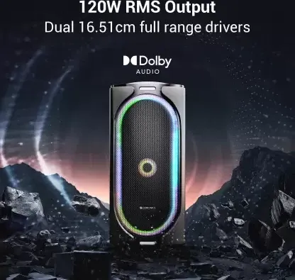 Zebronics Zeb Roxor Pro 120W Bluetooth Speaker