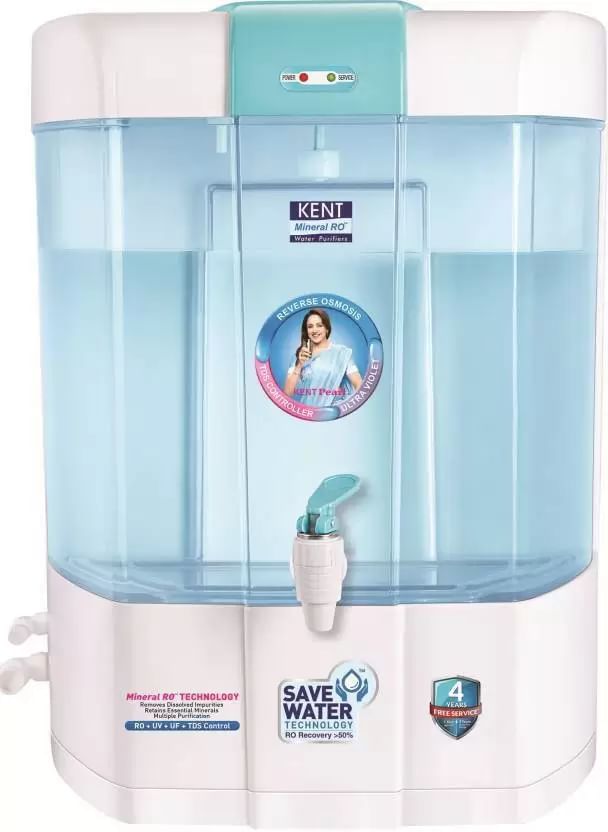 Buy KENT Elegant Copper 8L RO + UF + UV-in-tank + TDS + Copper Water  Purifier with Overflow Protection (White) Online - Croma