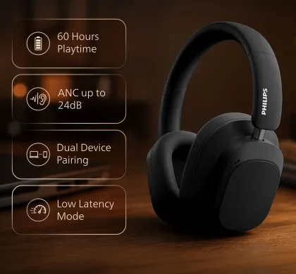 Philips TAH6550 Wireless Headphones