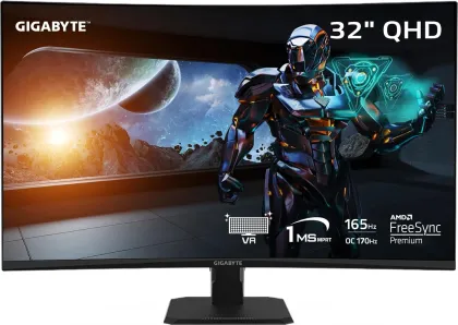 Gigabyte G32QC 32 inch Quad HD Gaming Monitor