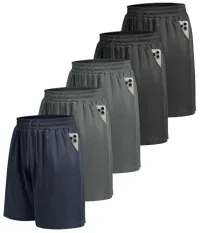 Men's Athletic Shorts 5-Pack