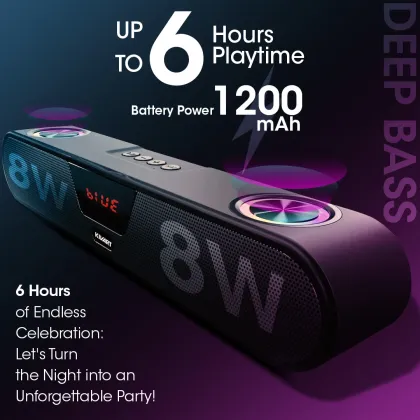 Kivart Sonic Glow 16W Bluetooth Speaker