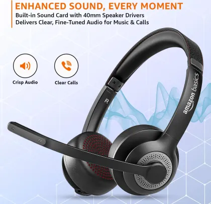 AmazonBasics AB-EH02 Wireless Headphones