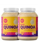 Yogabar Organic Quinoa | Gluten Free | Diet Food for Weight Loss Quinoa  (2 kg, Pack of 2)
