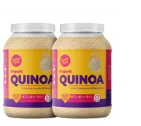 Yogabar Organic Quinoa | Gluten Free | Diet Food for Weight Loss Quinoa (2 kg, Pack of 2)
