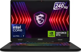 MSI Crosshair 16 HX AI D2XWGKG Gaming Laptop (Intel Core Ultra 7 255HX / 16GB/ 1TB SSD/ Win11 Home/ 8GB Graphics RTX 5070)