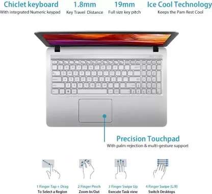 Asus X543UA-DM841T Laptop (8th Gen Core i3/ 4GB/ 1TB/ Win10 Home)