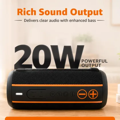 AmazonBasics ABPB26K9 20W Bluetooth Speaker