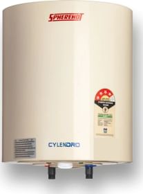 Spherehot Cylendro 10L Storage Water Geyser