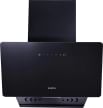 Elica Kitty FL 900 HAC LTW MS Nero Auto Clean Wall Mounted Chimney