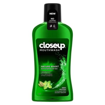Closeup Nature Boost Mouthwash - 500 ml