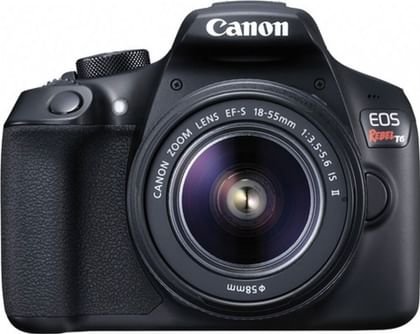 Canon EOS Rebel T6 DSLR Camera (EF-S 18-55mm + 75-300mm Lens)