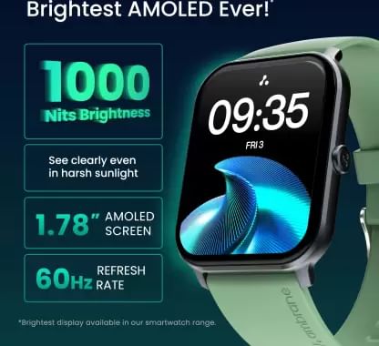 Ambrane Wise Glaze Smartwatch