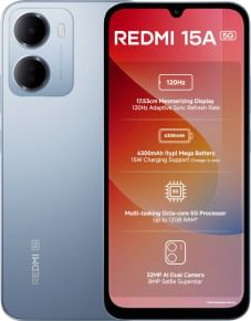 Xiaomi Redmi 15A 5G vs Xiaomi Redmi 15 5G