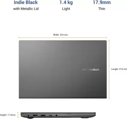 Asus VivoBook 14 K413FA-EK553TS Laptop (10th Gen Core i5/ 8GB/ 512GB SSD/ Win10 Home)