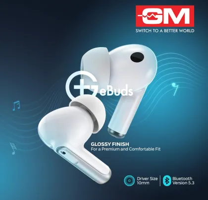 GM G Plus eBuds True Wireless Earbuds