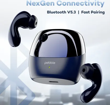 Pebble Wave Buds True Wireless Earbuds