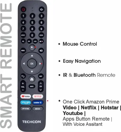 Techcon T432G10 43 inch Quad HD 2K Smart LED TV