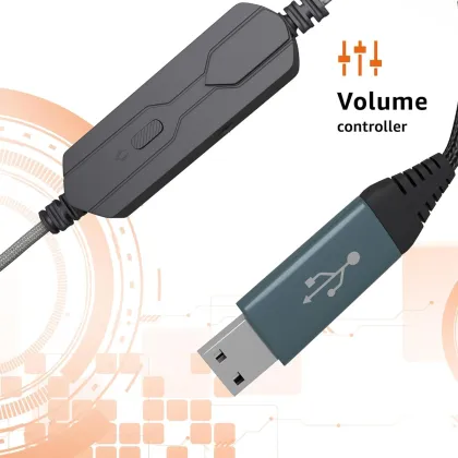 AmazonBasics ‎AB-H08 Wired Gaming Headphones