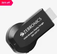 Zebronics Zeb-CAST 101 HDMI Wireless Display Dongle (Black)