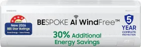 Samsung Bespoke WindFree AR60H19D1AW 1.5 Ton 4 Star 2026 Inverter Split AC